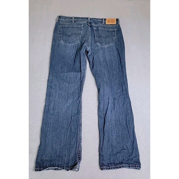 Levis 527 Jeans Mens 40 39x32 Boot Mid Rise Cotton Dark Blue Western Cowboy - Picture 14 of 15